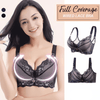 Full Coverage Push Up Lace Bra - Magic Bra