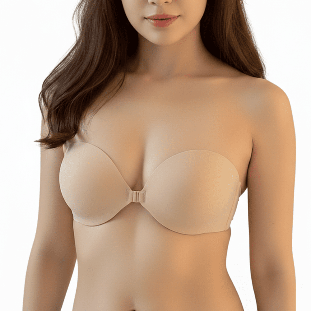 sticky bra for backless dress Bra,Self-Adhesive Bra,Strapless Invisible Push up Lift Silicone Bras Dress(Beige, A) at Amazon Women's Clothing store Reduce Costs With Factory Direct Sourcing Niidor Magnetic Clasp 2026 Newest
