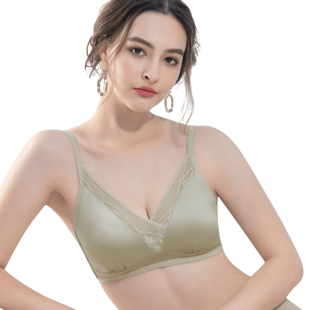 Magic Breathable Padded Lace Push - Up Bra - Magic Bra