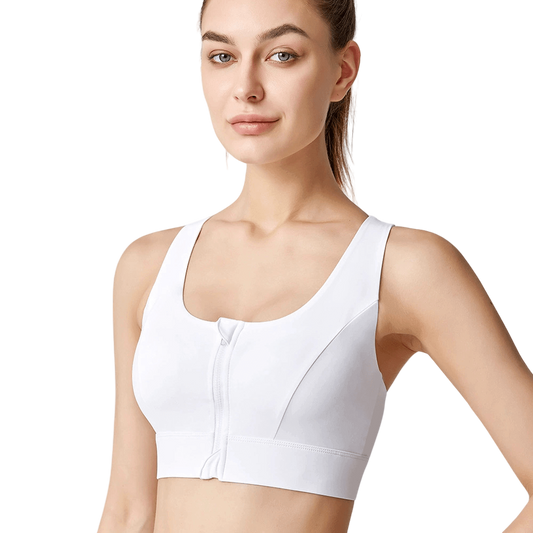 Magic Front Closure Sculpting Sports Bra | Wireless Racerback Design - Magic Bra