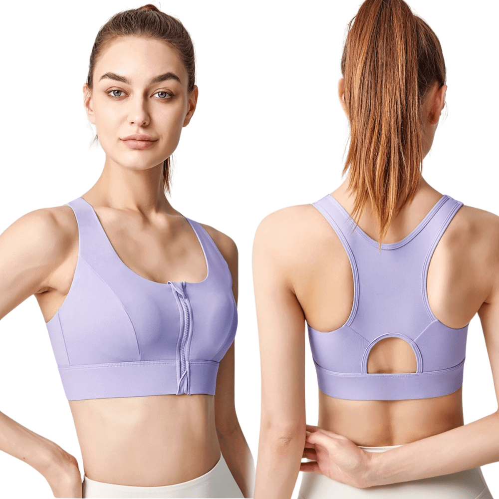Magic Front Closure Sculpting Sports Bra | Wireless Racerback Design - Magic Bra