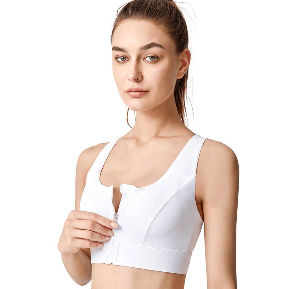 Magic Front Closure Sculpting Sports Bra | Wireless Racerback Design - Magic Bra
