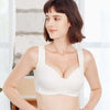 Magic Front Closure Seamless Push Up Bra Plus Size | White on Model – Magic Bra