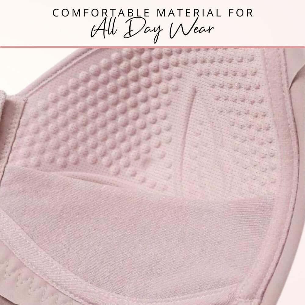 Magic Front Closure Seamless Push Up Bra Plus Size | Soft Fabric Detail – Magic Bra