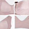 Magic Front Closure Seamless Push Up Bra Plus Size | Soft Pink Front Closure – Magic Bra