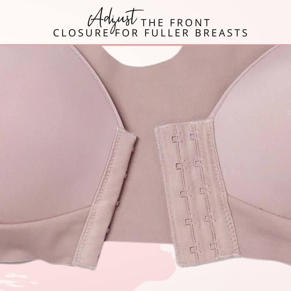 Magic Front Closure Seamless Push Up Bra Plus Size | Adjustable Front Closure – Magic Bra