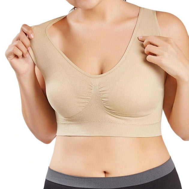 Just My Size Pure Comfort Front-Close Wirefree Bra w/ Wicking 1XL-6XL 3  Colors