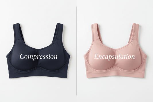Compression vs. Encapsulation Sports Bras: What's the Difference? - Magic Bra