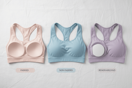Padded vs. Non-Padded vs. Removable Pad Sports Bras: Which One Is Right for You? - Magic Bra