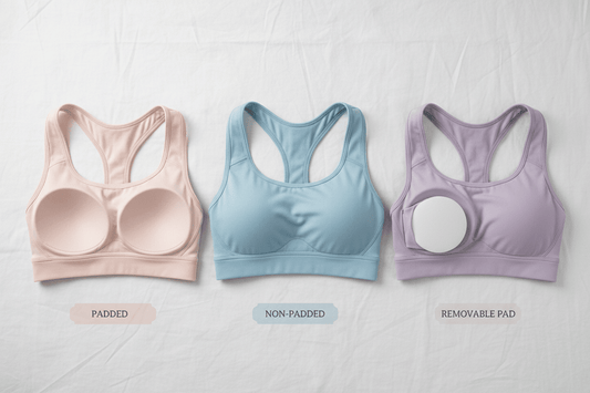 Padded vs. Non-Padded vs. Removable Pad Sports Bras: Which One Is Right for You? - Magic Bra