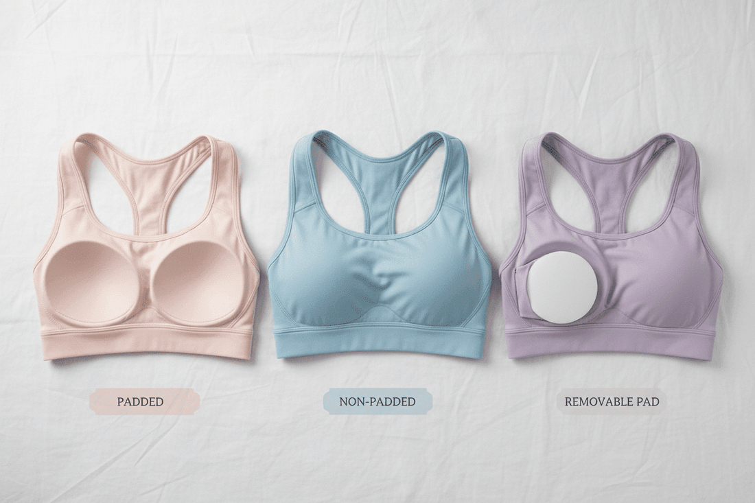 Padded vs. Non-Padded vs. Removable Pad Sports Bras: Which One Is Right for You? - Magic Bra