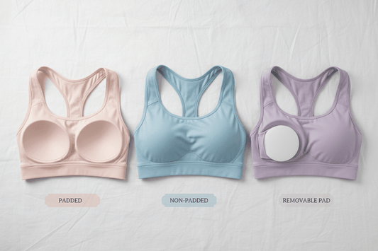 Padded vs. Non-Padded vs. Removable Pad Sports Bras: Which One Is Right for You? - Magic Bra
