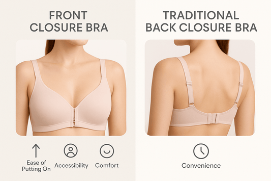 What Are the Benefits of Front Closure Bras Compared to Traditional Back Closure Bras? - Magic Bra