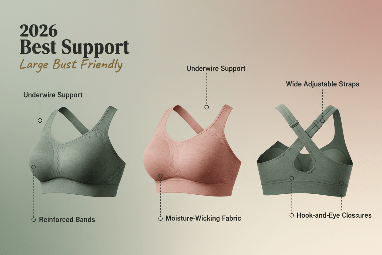 Best Sports Bras for Large Busts Needing Extra Support 2026