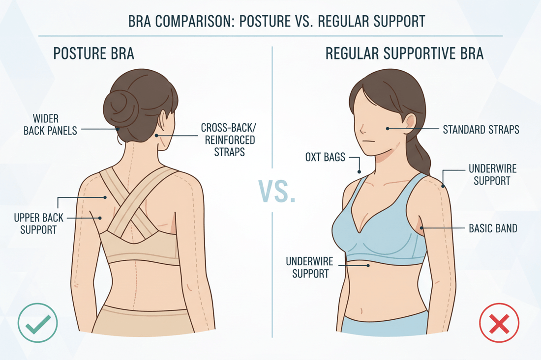 What Are the Differences Between a Posture Bra and a Regular Supportive Bra? - Magic Bra