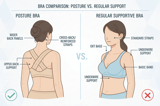 What Are the Differences Between a Posture Bra and a Regular Supportive Bra? - Magic Bra