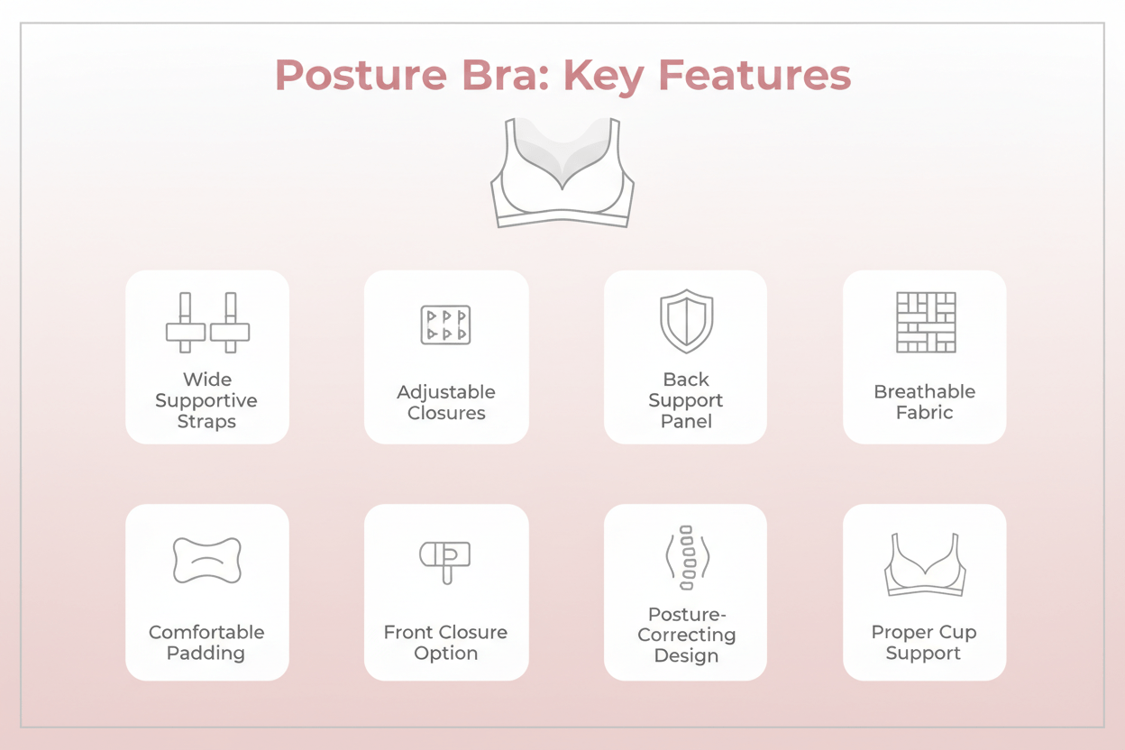 What Features to Look for in Women’s Posture-Correcting Bras