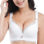 Full Coverage Push Up Lace Bra - Magic Bra