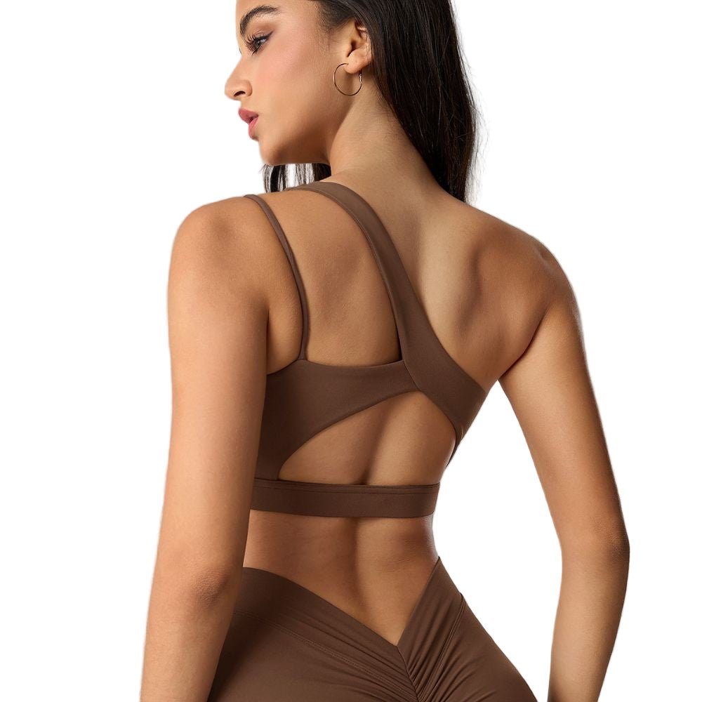 Sports Bra | Sleek Asymmetric Support, Breathable All-Day Comfort | Magic One-Shoulder | Wide Band, No-Dig Fit Sports Bra | Sleek Asymmetric Support, Breathable All-Day Comfort | Magic One-Shoulder | Wide Band, No-Dig Fit