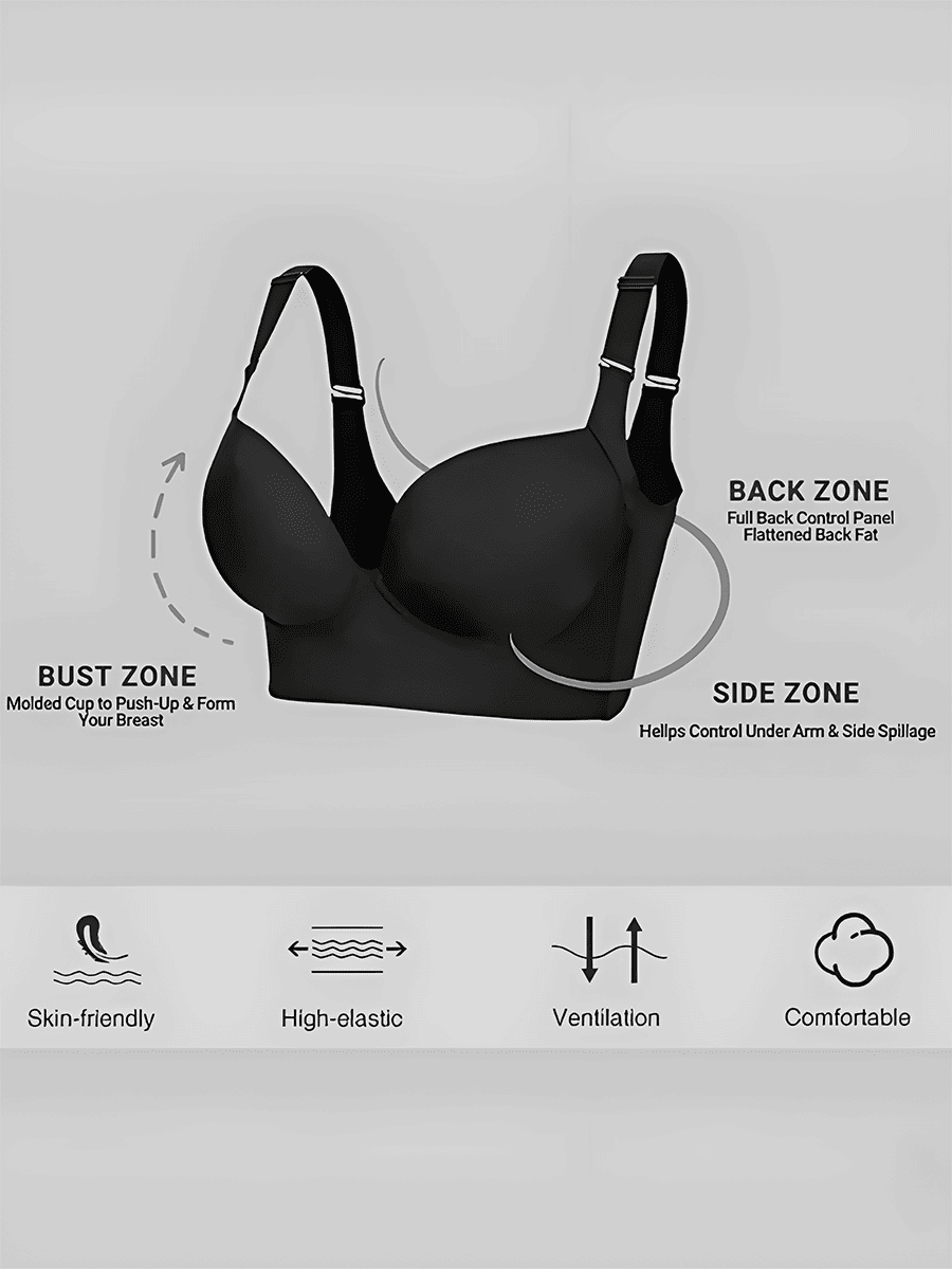 Magic Back Smoothing Push - Up Bra - Magic Bra