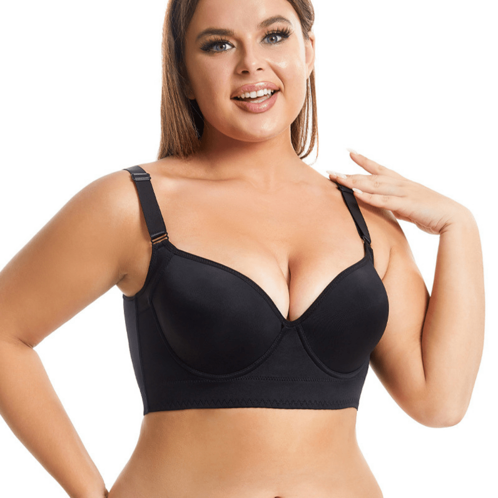 Magic Back Smoothing Push - Up Bra For Cup Size G - J - Magic Bra