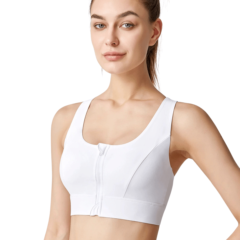 Magic Front Closure Sculpting Sports Bra | Wireless Racerback Design - Magic Bra