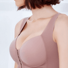 Magic Front Closure Seamless Push Up Bra