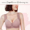Magic Front Closure Seamless Push Up Bra Plus Size