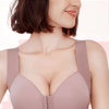 Magic Front Closure Seamless Push Up Bra