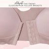 Magic Front Closure Seamless Push Up Bra Plus Size