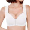 Magic Front Closure Seamless Push Up Bra