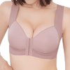 Magic Front Closure Seamless Push Up Bra