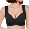 Magic Front Closure Seamless Push Up Bra