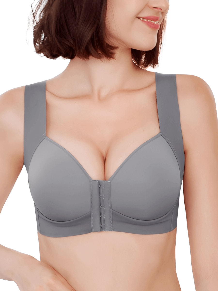 Magic Front Closure Seamless Push Up Bra - Magic Bra