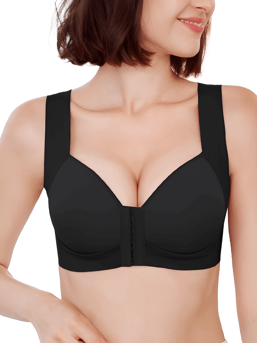 Magic Front Closure Seamless Push Up Bra - Magic Bra