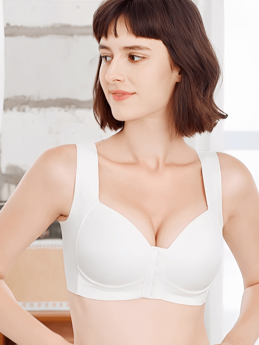 Magic Front Closure Seamless Push Up Bra - Magic Bra