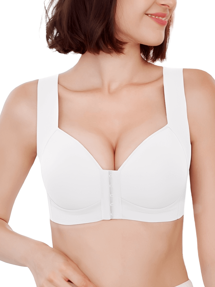 Magic Front Closure Seamless Push Up Bra - Magic Bra