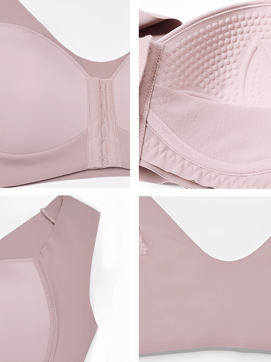 Magic Front Closure Seamless Push Up Bra - Magic Bra