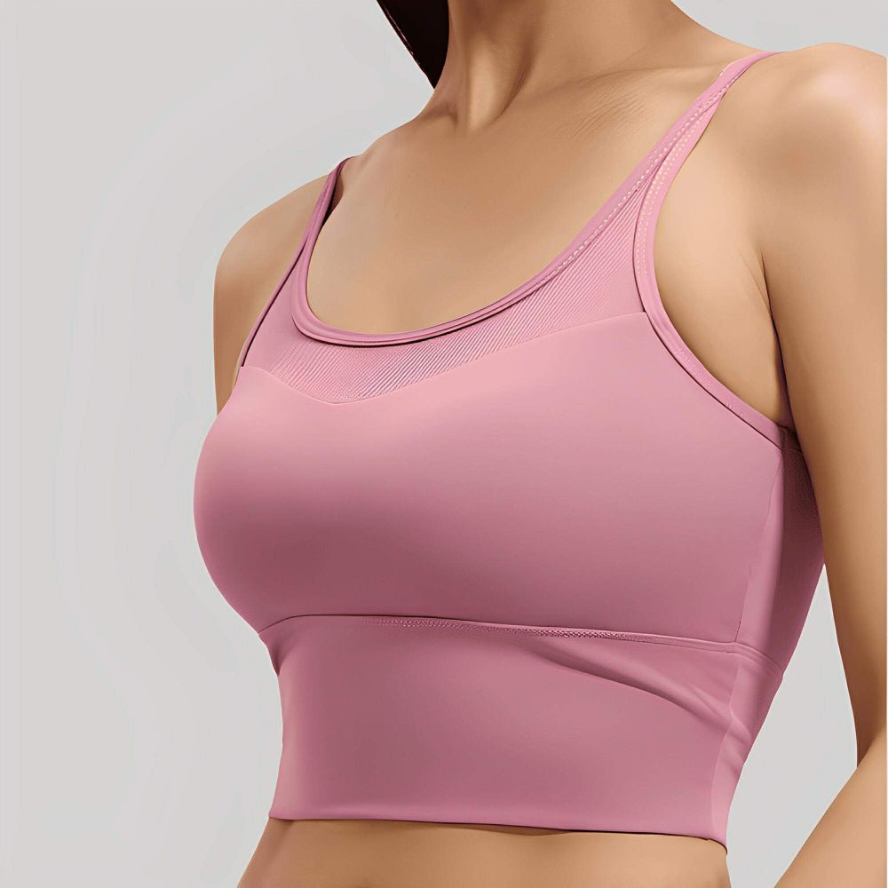 Magic Mesh Back Support Sports Bra | Seamless Comfort & Maximum Flexibility - Magic Bra