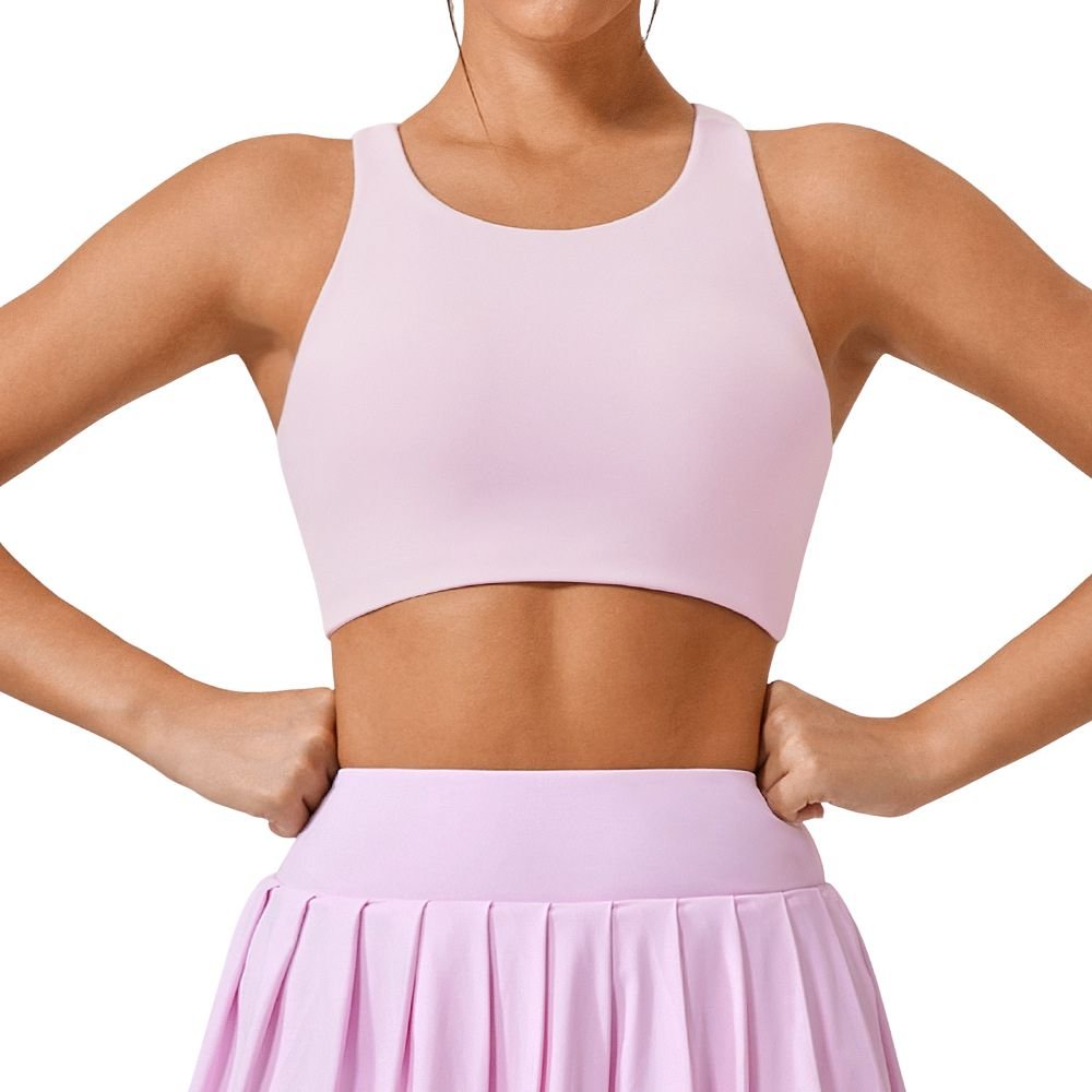 Magic Open Back High Neck Sports Bra | Longline Padded Support - Magic Bra