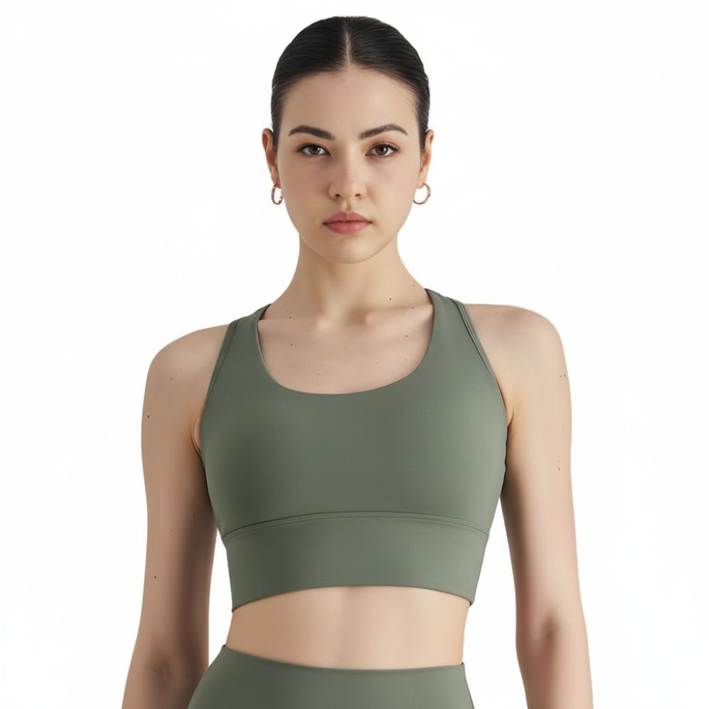 Magic Racerback Longline Sports Bra | Great Support Workout Top - Magic Bra