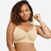 Magic Ruched Breathable Wireless Bralette - Magic Bra
