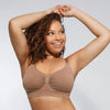 Magic Ruched Breathable Wireless Bralette - Magic Bra