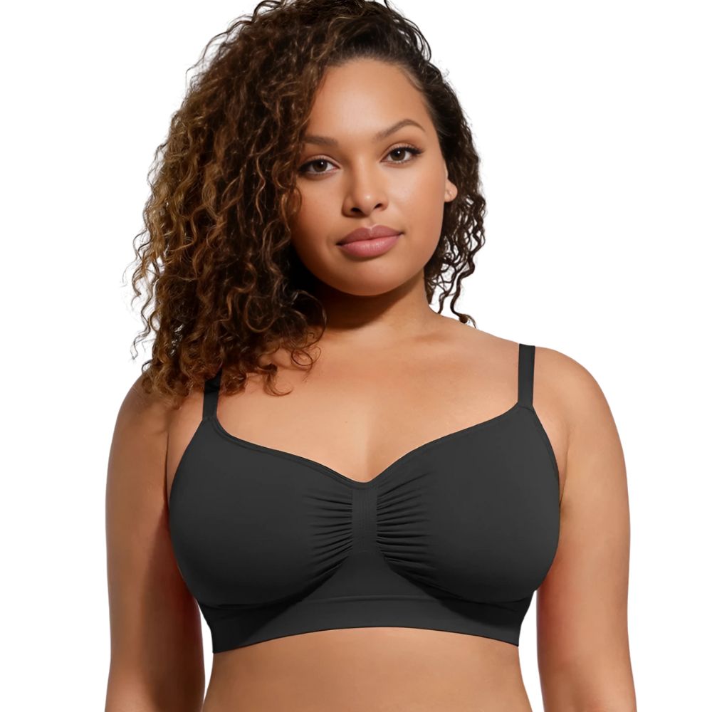 Magic Ruched Breathable Wireless Bralette - Magic Bra