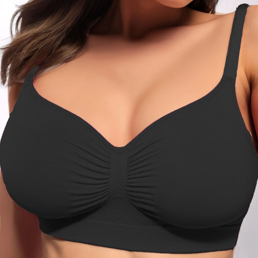 Magic Ruched Breathable Wireless Bralette - Magic Bra