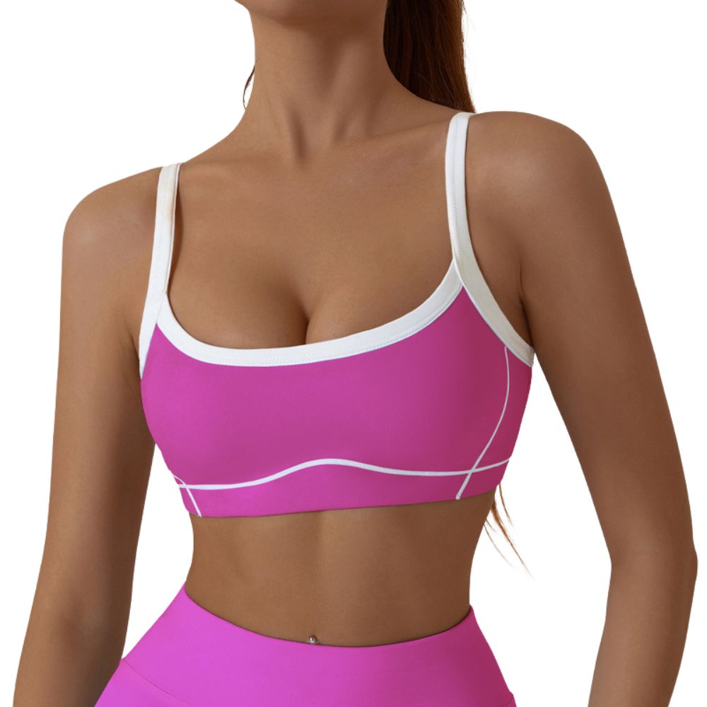 Magic Scoop Neck Padded Sports Bra | Breathable Removable Pads - Magic Bra