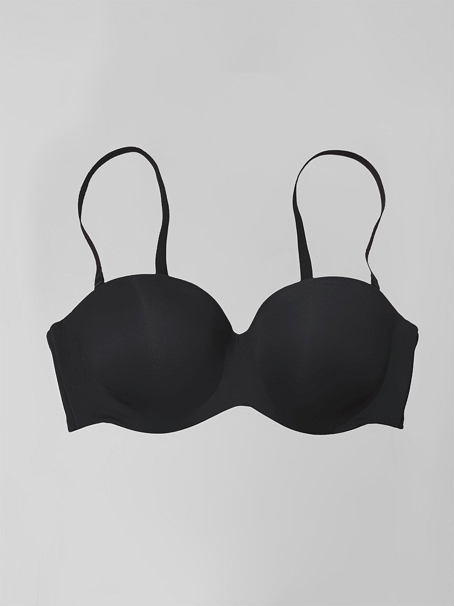 Magic Seamless Convertible Strapless Push - Up Demi Bra - Magic Bra