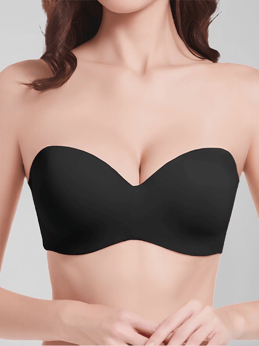 Magic Seamless Convertible Strapless Push - Up Demi Bra - Magic Bra