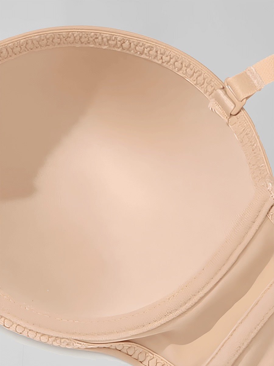 Magic Seamless Convertible Strapless Push - Up Demi Bra - Magic Bra