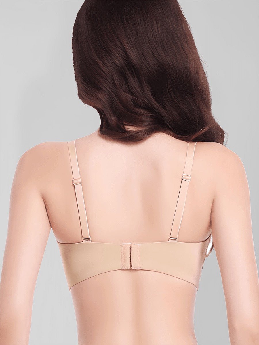 Magic Seamless Convertible Strapless Push - Up Demi Bra - Magic Bra